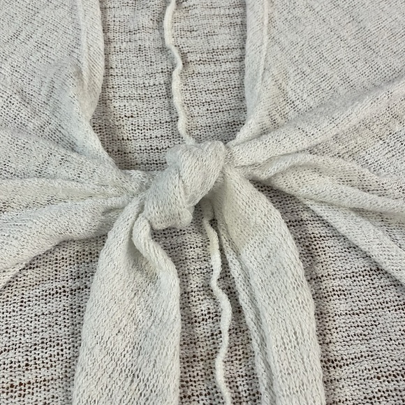Mod Waist Wrap white Cardigan medium - Picture 5 of 10